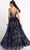Jovani - JVN06457 Beaded Floral Mesh A-Line Gown Prom Dresses