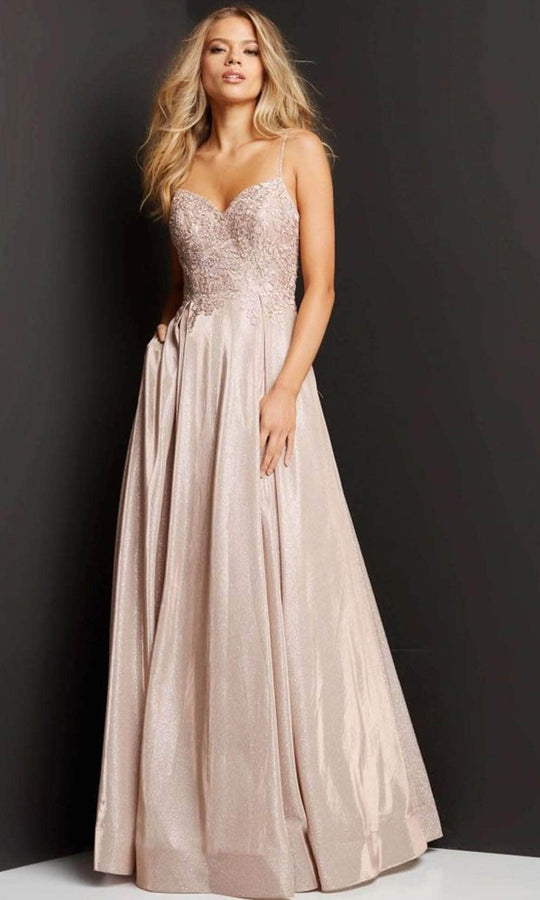 JVN by Jovani JVN06731 - Sleeveless Sweetheart Neck Prom Dress