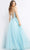 Jovani - JVN07394 Lace Appliqued Corset Gown Prom Dresses