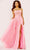 Jovani JVN07434 - Embellished Corset A-Line Prom Dress Prom Dresses 00 / Pink