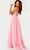 Jovani JVN07434 - Embellished Corset A-Line Prom Dress Prom Dresses
