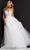 Jovani - JVN07595 Embroidered Tulle A-Line Gown Prom Dresses 00 / Off-White