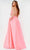 Jovani JVN08156 - Strappy Back Metallic Prom Gown Prom Dresses