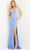 Jovani JVN08466 - Ombre Sheath Slit Prom Dress Prom Dresses 00 / Light-Blue