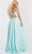 Jovani - JVN08490 V-Neck Back Cutout A-Line Dress Prom Dresses