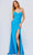 Jovani JVN08598 - Sweetheart Glitter Prom Gown In Blue