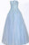 Jovani - JVN1831 Strapless Sweetheart Neckline Embroidered Tulle Gown Prom Dresses 00 / Light-Blue