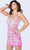 Jovani JVN22514 - Sleeveless Sweetheart Cocktail Dress Special Occasion Dress 00 / Fuchsia/White