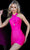 Jovani JVN22525 - Halter Fitted Short Dress Special Occasion Dress