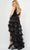 Jovani JVN22904 - Plunging V-Neck Ruffled Prom Gown Prom Gown