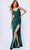 Jovani JVN24081 - Sequined High Slit Prom Gown Prom Gown