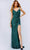 Jovani JVN24081 - Sequined High Slit Prom Gown Prom Gown