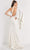 Jovani - JVN2516 Asymmetric Sheath Dress With Slit and Train Evening Dresses