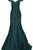 Jovani - JVN3245 Off-Shoulder Long Mermaid Dress Pageant Dresses 00 / Green