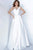 Jovani - JVN3930 Asymmetric Neck Mikado A-line Gown Prom Dresses