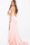 Jovani - JVN55641 Backless High Slit Sheath Evening Gown Special Occasion Dress