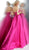 Jovani - JVN62633 Chic Strapless Pleated Ballgown With Train Special Occasion Dress