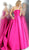 Jovani - JVN62633 Chic Strapless Pleated Ballgown With Train Special Occasion Dress