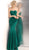 Jovani - JVN62712 Strapless Lace Sweetheart Long Trumpet Dress Prom Dresses 00 / Emerald