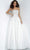 Jovani - JVN65664 Strapless Beaded Ballgown Special Occasion Dress 00 / Off-White