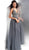 Jovani - JVN66130 Beaded Sleeveless Bodice Long Chiffon Gown Special Occasion Dress