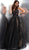 Jovani - JVN66970 Strapless Embellished Sweetheart Ballgown Special Occasion Dress 00 / Black/Nude