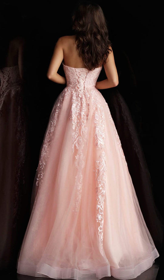JVN by Jovani - JVN66970 Strapless Embellished Sweetheart Ballgown