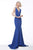 Jovani - JVN67093 Deep V-Neck Long Trumpet Dress Evening Dresses