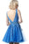 Jovani - JVN68267 Bedazzled V-neck A-line Cocktail Dress Special Occasion Dress