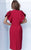 Jovani - Knee Length Angel Sleeve Sheath Dress 00759SC - 1 pc Navy In Size 12 Available CCSALE