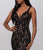 Jovani - Lace Embellished Plunging V-neck Cocktail Dress 65576SC - 1 pc Black in Size 4 and 1 pc Light Blue in Size 00 Available CCSALE