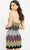 Jovani - M05036 Zigzag Embellished Colorful Dress Special Occasion Dress