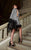 Jovani - M1045 Fringe Bateau Sheath Cocktail Dress Cocktail Dresses