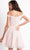 Jovani - Off Shoulder Short Hemline A-Line Dress JVN04639SC CCSALE