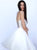 Jovani - Ornate Halter Mesh A-line Dress JVN64115 - 1 pc White In Size 8 Available CCSALE 8 / White