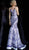 Jovani - Plunging Sweetheart Print Mermaid Gown JVN65906 - 1 pc White Print in Size 0 Available CCSALE