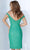 Jovani - Rhinestone Ornate Lace Off Shoulder Dress JVN62568SC - 1 pc Jade In Size 14 Available CCSALE 14 / Jade