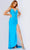 Jovani - Ruched Prom Dress with Slit JVN23261SC - 1 pc Fuchsia In Size 4 Available CCSALE 4 / Fuchsia