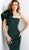 Jovani - Ruffled One Shoulder Sleeve Mermaid Dress 63994SC - 1 pc Dark Green In Size 6 Available CCSALE 6 / Dark Green
