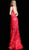 Jovani - Sequined Deep V-Neck Trumpet Dress 60283SC CCSALE