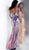 Jovani - Sequined Plunging V-Neck Evening Dress 67318 - 1 pc Multi In Size 4 Available CCSALE 4 / Multi