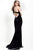 Jovani Sleeveless Plunging V-neck Sheath Dress 51455 - 1 pc Black In Size 4 Available CCSALE 4 / Black