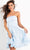 Jovani - Straight Across Cocktail Dress JVN04640SC - 2 pcs Blue In Sizes 4 and 14 Available CCSALE