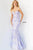Jovani - Strapless Plunging Sweetheart Neck Sequin Gown 03445SC - 1 pc Lilac/Nude In Size 6 Available CCSALE 6 / Lilac/Nude