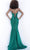 Jovani - Strapless Shimmer Trumpet Dress with Slit 8063SC - 1 pc Steel In Size 4 Available CCSALE 4 / Steel
