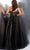 Jovani - Strapless Sweetheart Lace Ballgown JVN66970 - 1 pc Blush In Size 2 Available CCSALE 0 / Black/Nude