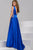Jovani - Stunning Satin Boat Neckline V Back Ball Gown 42470 Special Occasion Dress