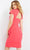 Jovani - Sweetheart Split Peplum Cocktail Dress 07076SC - 3 pc Lip Stick In Size 14, 16, and 18 Available CCSALE