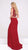 Jovani - Two Piece Jersey High Slit Dress JVN49602SC - 1 pc Burgundy In Size 4 Available CCSALE 4 / Burgundy