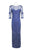JS Collections - 866071 Embroidered Soutache Long Column Dress Evening Dresses